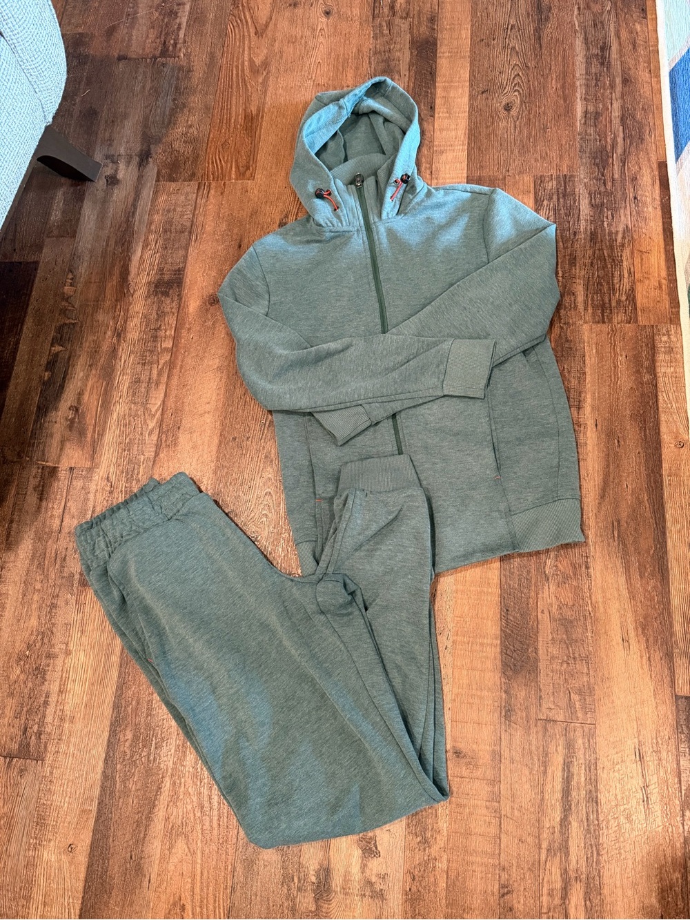 Aldi Men's Jogger Pants in Teal/Green